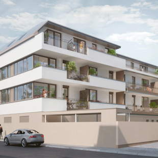 Rendering Wr. Neustadt, Schreyergasse