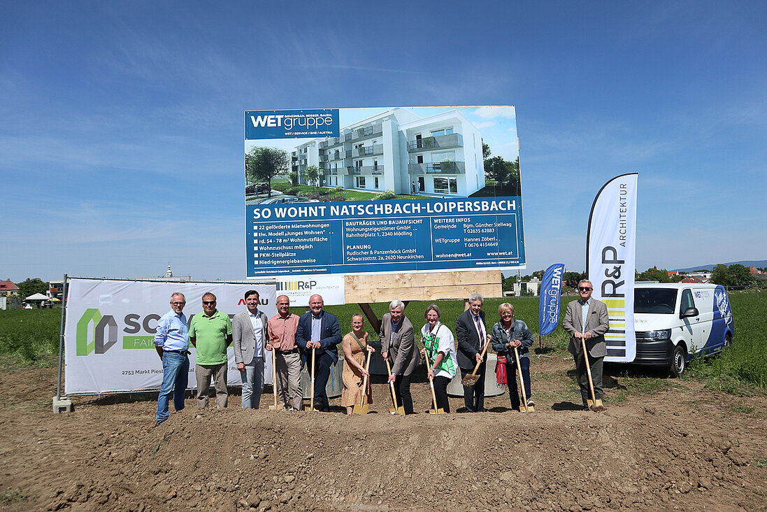 © WETgruppe Spatenstich Natschbach-Loipersbach